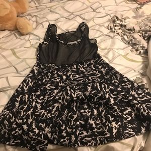 Black and white dress